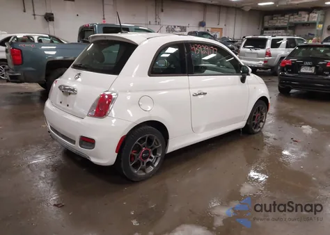 2014 Fiat 500 Sport from USA, damaged, VIN 3C3CFFBRXET288411
